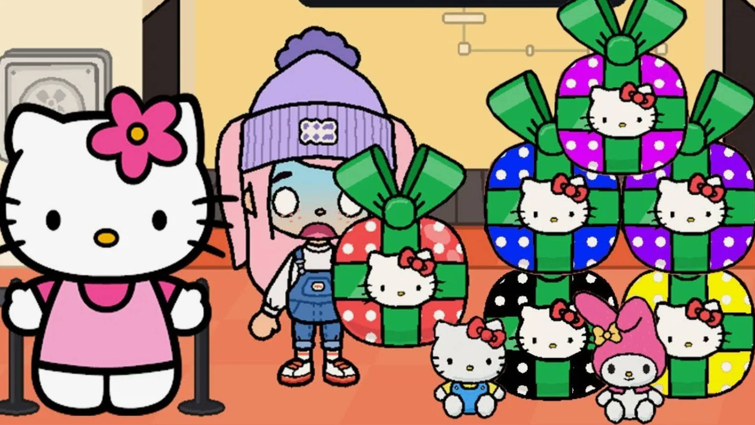 Сериал Тока Бока обустройство дома Hello Kitty ❤️☕💐 смотреть онлайн