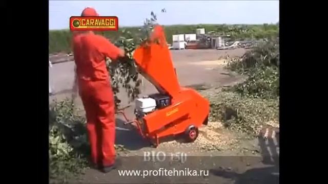 Измельчитель веток и сучьев CARAVAGGI BIO 150 смотреть онлайн