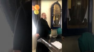 Лекция и сдача экзамена  по катехизису  с диаконом Димитрием Майоровым, 18 мая 2025 г.
