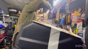 Установка кофра Panzer box 2600 (PZ 2600) на квадроцикл CfMoto Cforce 520