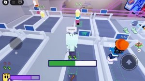 Vee Ви из мира данди dandy's world ходит в спортзал )