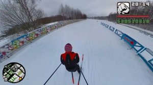Лыжные выходные в стиле ГТА