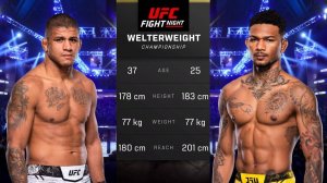 Гилберт Бернс против Майкла Моралеса Полный бой - UFC Fight Night