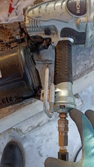 Самодельный стропильный крюк для нейлера Hitachi nv90ag