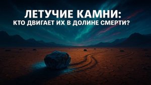 ЛЕТУЧИЕ КАМНИ: Кто двигает их в Долине Смерти?
