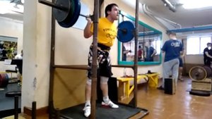 Присед с низкой штангой-120 на 15