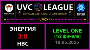 Энергия - НВС, UVC-4 (Девушки) - LEVEL ONE (1-2 финала)