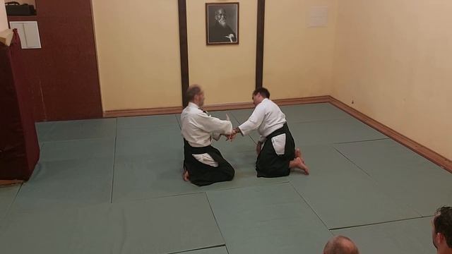 Тренировка летом по айкидо