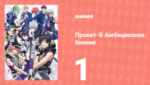 Проект-Б: Амбициозное биение 1 серия (аниме-сериал, 2016)
