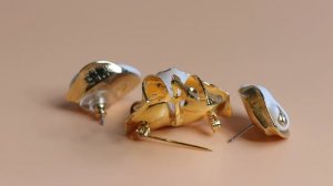 Серьги. Винтаж. белые розы.
 Kenneth Jay Lane.