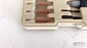 Набор для чистки оружия калибров .22.357/9мм.38.40.45 Совмест?