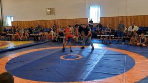 Бросок прогибом, греко-римская борьба