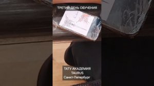 ТАТУ Академия TAURUS СПБ третий день занятий #тату #онлайн Светлана ВЕДА