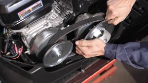 Мотосноуборды Snike. Замена ремня вариатора