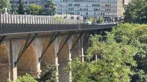 Чем виадук отличается от моста? Рассмотрим старинный виадук Пассерель в Люксембурге 🇱🇺