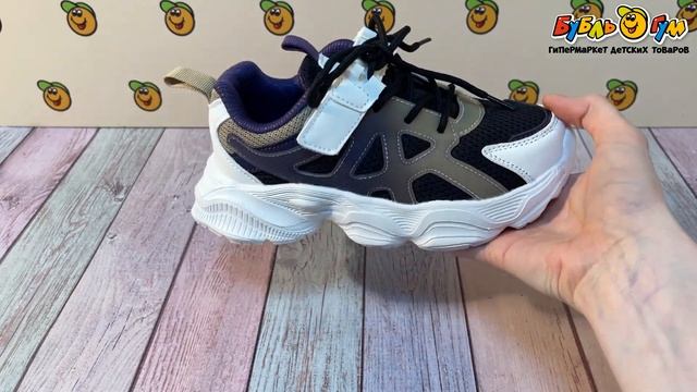 Кроссовки TIBURON на липучке с завязками вставками и масс смотреть онлайн