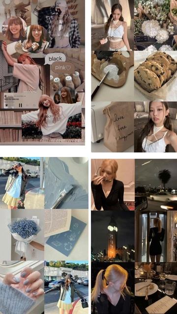 Обои с Дженни, Розе, Джису, Лисой #K-pop смотреть онлайн