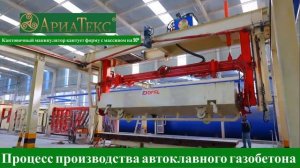 Процесс производства автоклавного газобетона