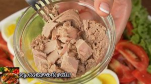 Быстрый праздничный Салат “Лето”. Все просто и красиво!😋!