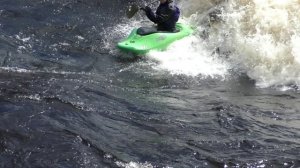 Тренировка на каяках в поселке Тивдия