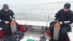 Водолазы Центра «Лидер» проводят работы по обезвреживанию взрывоопасных предметов в Балтийске