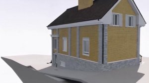 БРУСОВОЙ ДОМ С ОТДЕЛКОЙ КЛИНКЕРОМ 2 ЭТАЖА 110 М.КВ.