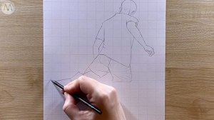 Как нарисовать футболиста с мячом / Арда Гюлер