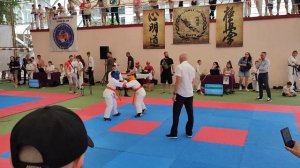 Мой первый бой киокушинкай каратэ мальчики 7 лет #кара?