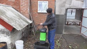 Садовый измельчитель DEKO DKSH2800. Тестируем на винограде.