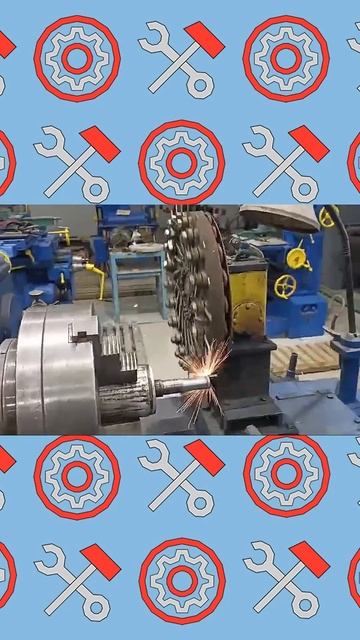 Увеличение диаметра Вала #токарныйстанок #сварка #diy #к смотреть онлайн
