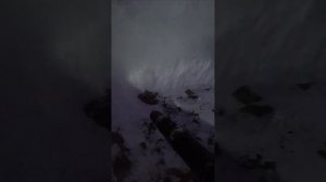 Уборка снега, воздуходувкой.