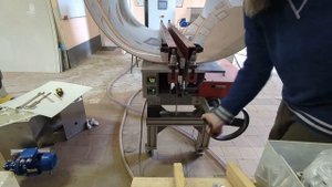 Сварка листового полипропилена в стык на сварочной ма