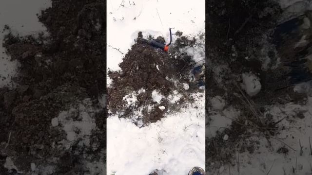 НАШЕЛ ПЕРВУЮ ЗИМНЮЮ МОНЕТУ В СТАРОЙ ДЕРЕВНЕ!!! КОП, КОП