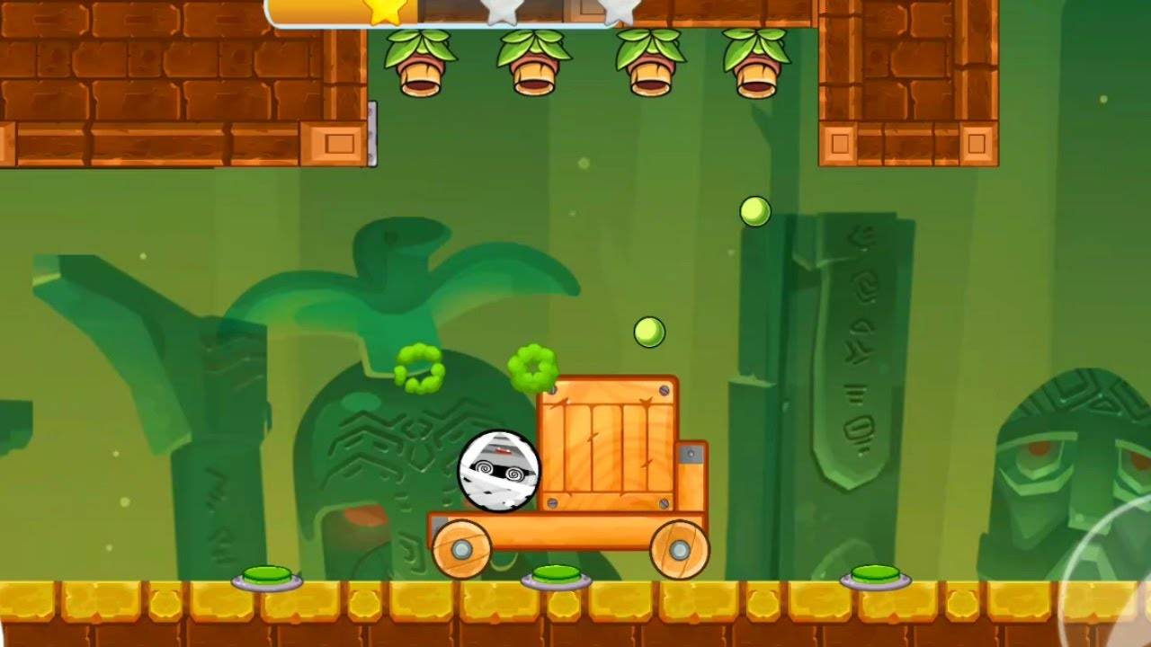 Злой Шар Мумия в игре Angry Ball Adventure Уровни 25-27 смотреть онлайн