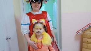 Лисичка на Весеннем утреннике для малышей. Детский сад 2024 год.