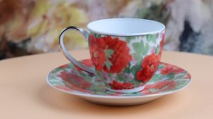 Элегантная кофейная пара из тончайшего фарфора — идеальное дополнение вашего кофейного сервиза и пр