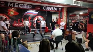 Русская (Митрофановская) становая тяга 150кг на 23раза, в