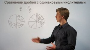 Сравнение дробей с одинаковыми числителями
