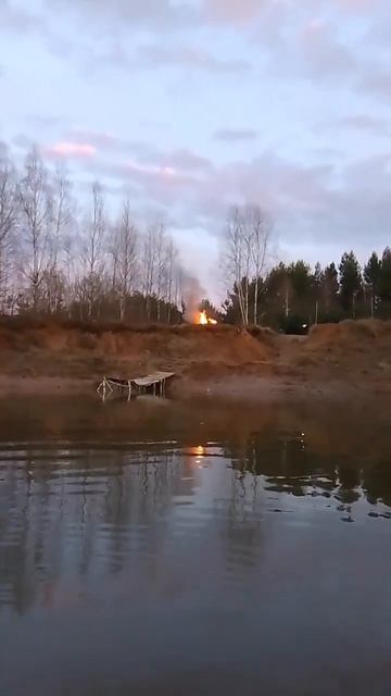 Взрываем баллон в костре) #сварка #рыбалка #квадроцикл смотреть онлайн