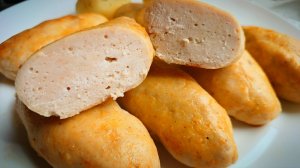 Молочные сардельки по-домашнему.