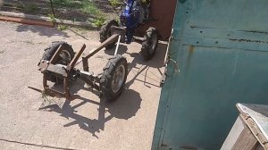 Мотокультиватор на четырех колёсах