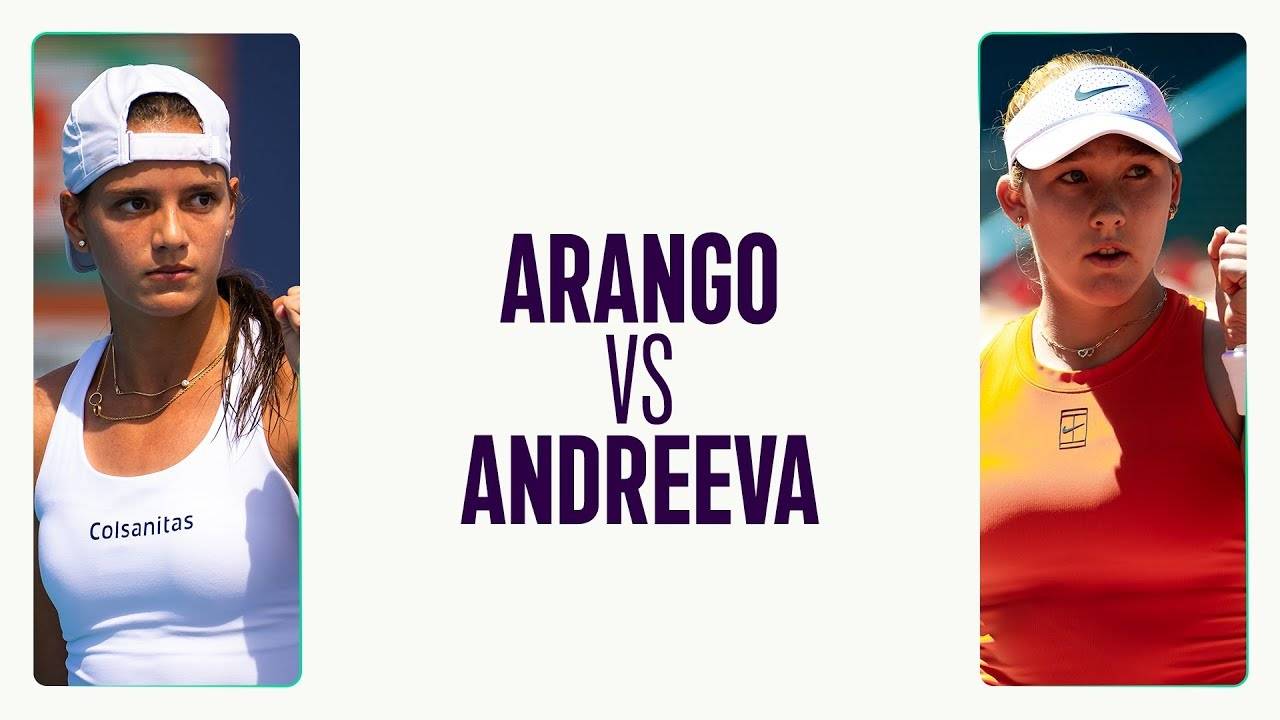 09.05.2025. Эмилиана Аранго - Мирра Андреева. WTA 1000 Rome. Emiliana Arango - Mirra Andreeva
