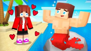 Джей Джей стал Русалкой — Мультик с Персонажами Майнкрафт