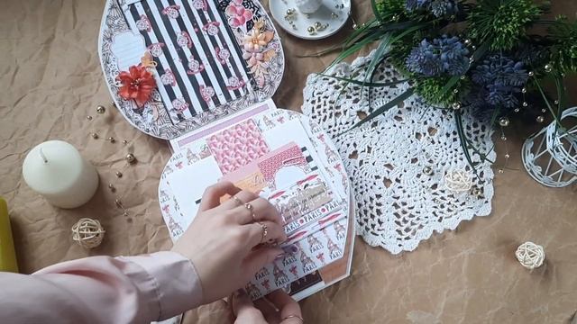 Альбом в форме сумочки "Париж". Обзор альбома. смотреть онлайн