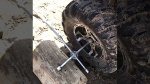 Замена заднего ступичного подшипника на cfmoto x6. В полевых условиях