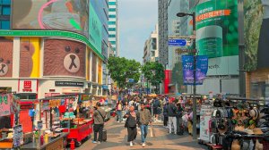 Myeongdong’s Busiest Day! 🏙️ ｜ Sunday Crowds & Street Vibes