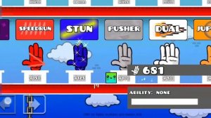 слэп батлс в геометри дэш перчатки