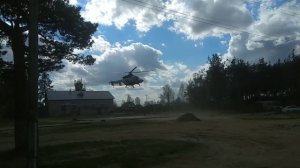 г.Луза. Работает санавиация