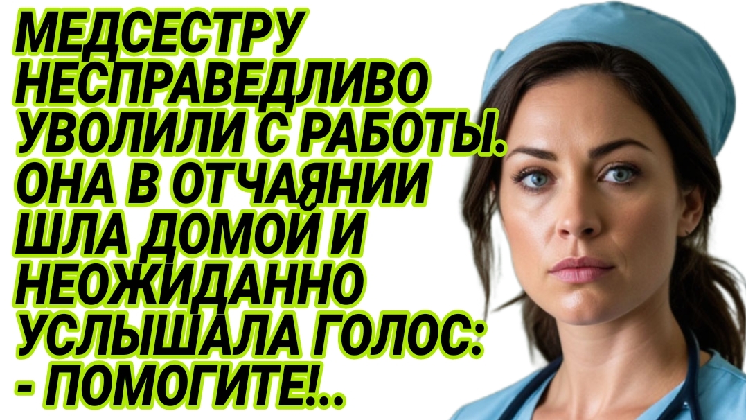 Истории из жизни|Медсестру несправедливо уволили с работы|Аудиорассказы жизненные