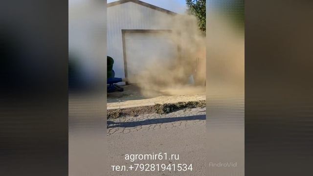 измельчитель сена и соломы 11 кВт с радиальным вентиля? смотреть онлайн